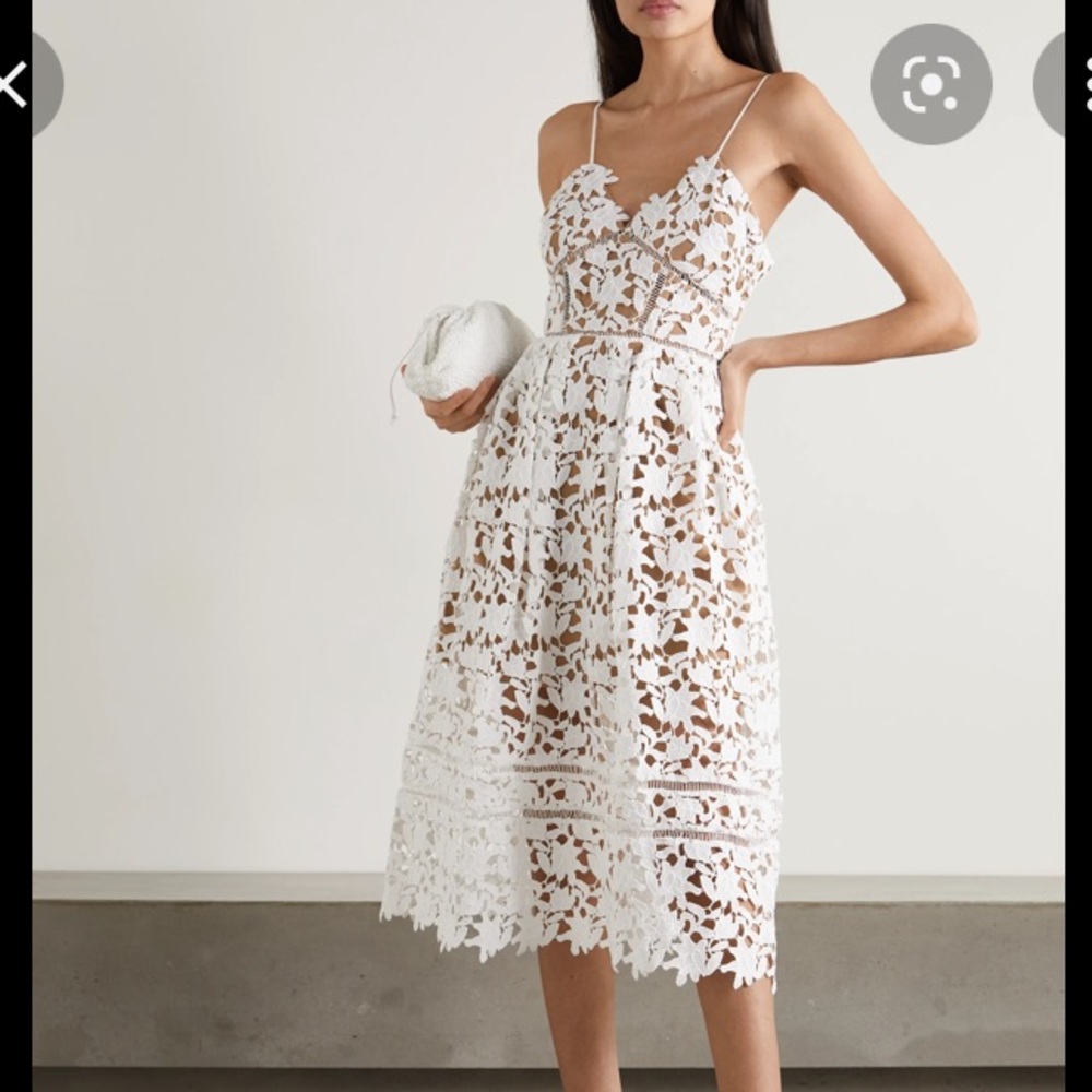 self portrait white lace azalea dress